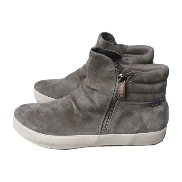 Keds Midtown Zip Suede WX Sneakers Women's Size 10 Shoes Grey Suede - Picture 3 of 9